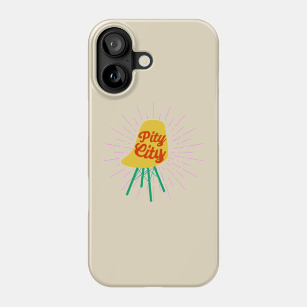 Pity City: Take a seat Phone Case by Camp Happy Hour