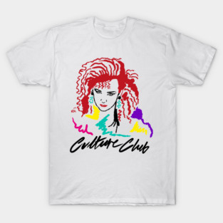 CULTURE CLUB 80S RETRO STYLE LIGHT BACK T-Shirt