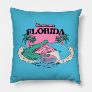 Kissimmee Alligator Pillow