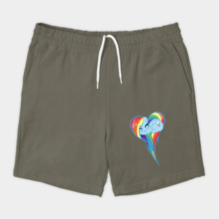 Heart Of Rainbow Dash Shorts