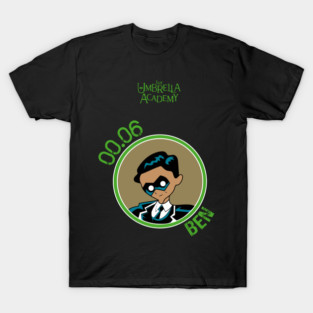UMBRELLA ACADEMY: BEN CARTOON (GREEN) T-Shirt