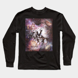 Epic Outer Space Horse Long Sleeve T-Shirt