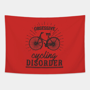 Obsessive Cycling Disorder Tapestry