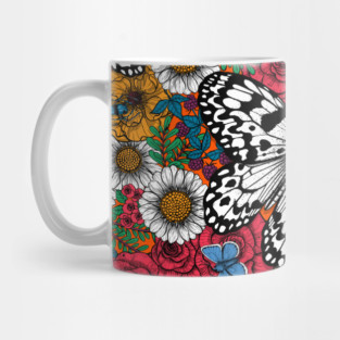A colorful garden Mug