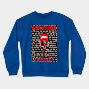 Paris Roubaix Tour de France Cobblestone Print Crewneck Sweatshirt