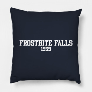 Frostbite Falls 1959 Pillow