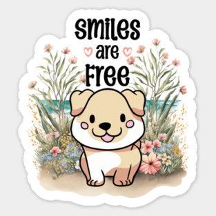 Smiles Are Free Magnet