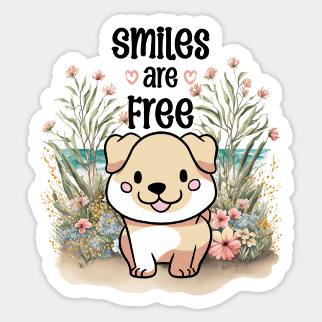 Smiles Are Free Magnet by Luxinda