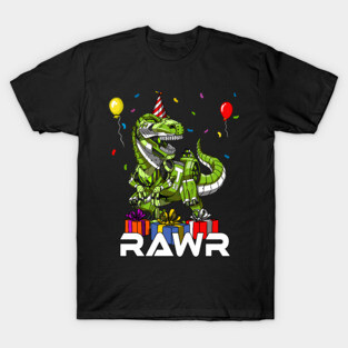T-Rex Dinosaur Birthday Party T-Shirt