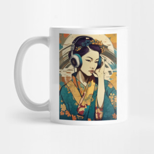Asian American AAPI Asian Woman Music Lover Mug