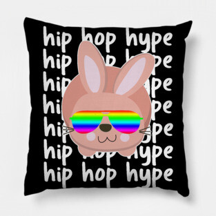 Hip Hop Hype Bunny Pillow