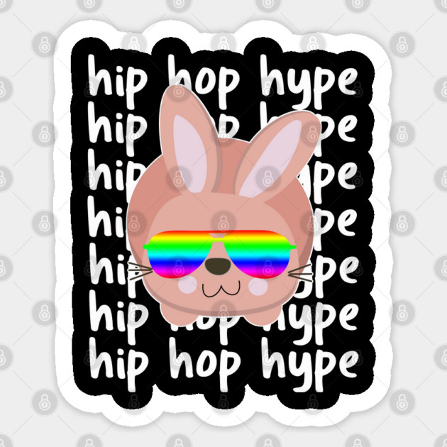 Hip Hop Hype Bunny Sticker by belownormal