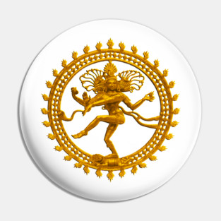 Dancing Shiva Pin