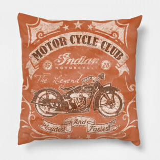 Motor Cycle Club Pillow