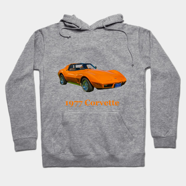1977 Corvette. Hoodie by mtbearded1