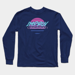Improv Cincinnati -- Summer Logo Long Sleeve T-Shirt