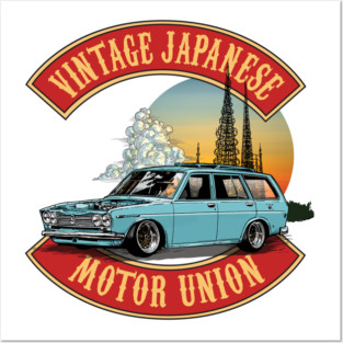 Vintage Japanese Motor Union Posters and Art