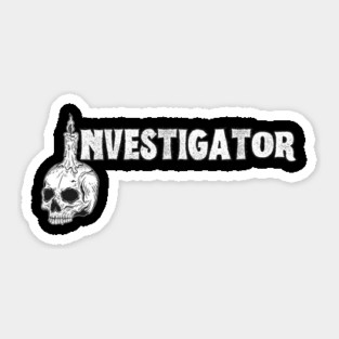 Investigator (Paranormal) Sticker