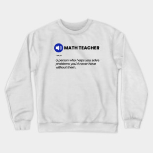 Funny Math Joke Crewneck Sweatshirt