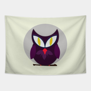 Moonlit Owl Tapestry