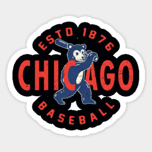 Cubs Chicago Cubs 5 Sticker