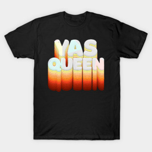 YAS QUEEN Slogan Tee T-Shirt