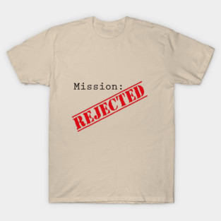 Mission: Rejected Title Splash (Red) T-Shirt