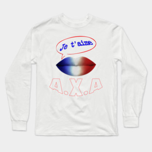 FRENCH KISS JE TAIME AXA Long Sleeve T-Shirt