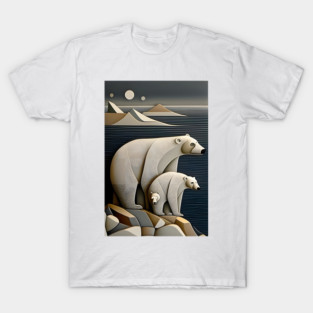 Polar Bears - Inuit Art T-Shirt