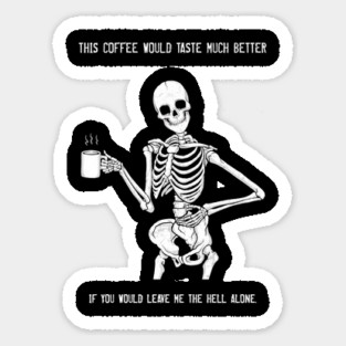 A Splash of Silence Sticker