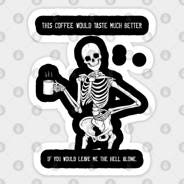 A Splash of Silence Sticker by Tommy Devoid