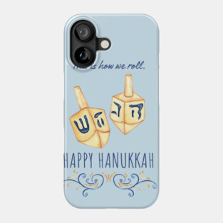 Hanukkah Watercolor D Phone Case