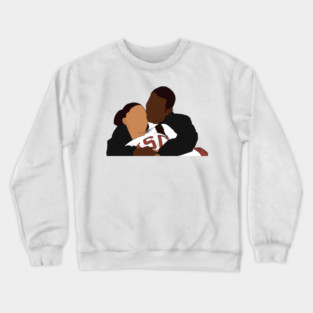 Love and Basketball Fan Art Sticker Crewneck Sweatshirt