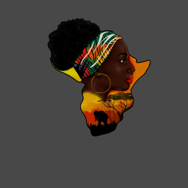Africa Map, African Woman, Safari Love Africa by logiamerch