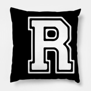 Letter R Pillow