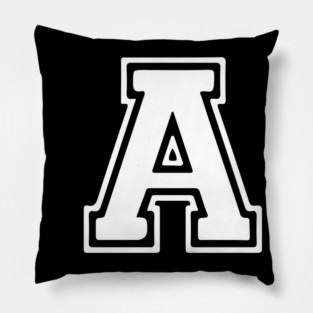 Letter A Pillow