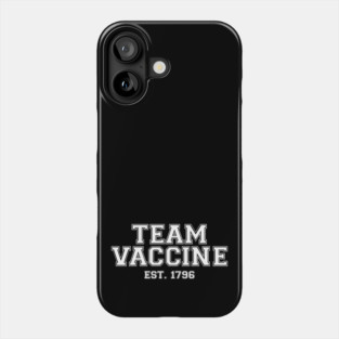Team Vaccine White Phone Case