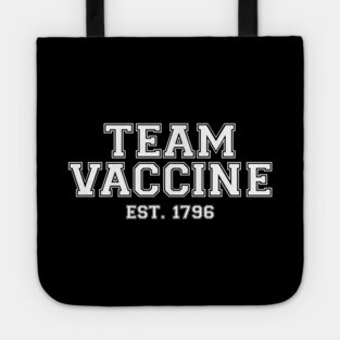Team Vaccine White Tote