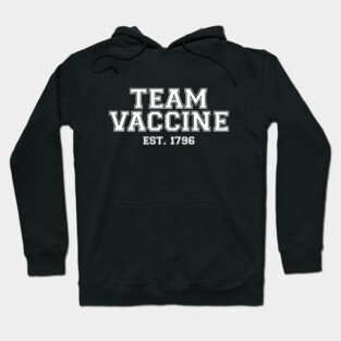 Team Vaccine White Hoodie