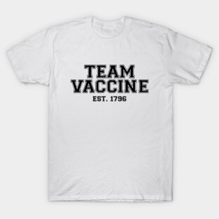 Team Vaccine Black T-Shirt