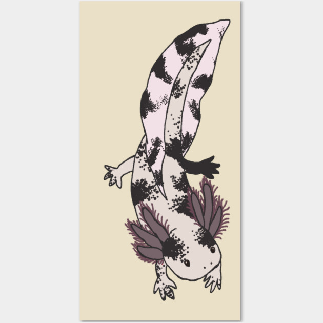 Mosaic Axolotl Axolotl Posters and Art Prints TeePublic