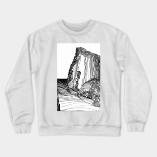 Fluted Cape Crewneck Sweatshirt