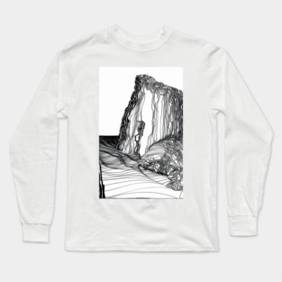 Fluted Cape Long Sleeve T-Shirt