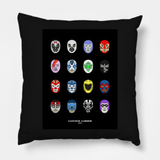 Luchadores Poster Pillow