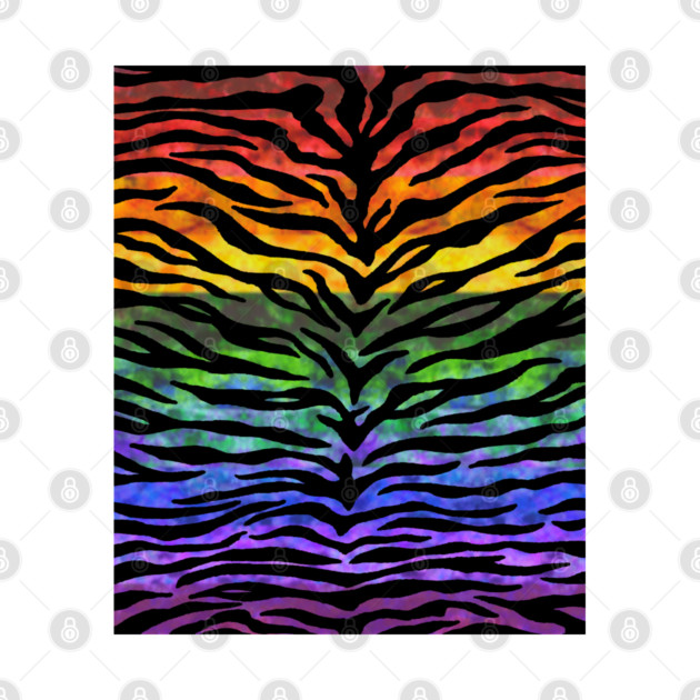 Rainbow Tiger Stripes by Tiger Torre