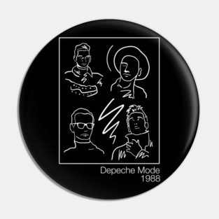DEPECHE MODE 1988 Pin