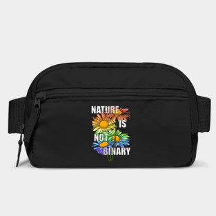 Nature Is Not Binary Rainbow Bag