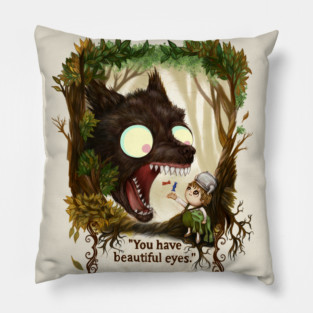 You Have Beautiful Eyes - Over The Garden Wall fan art Pillow