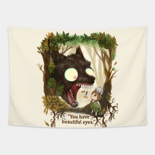 You Have Beautiful Eyes - Over The Garden Wall fan art Tapestry