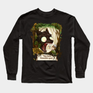 You Have Beautiful Eyes - Over The Garden Wall fan art Long Sleeve T-Shirt